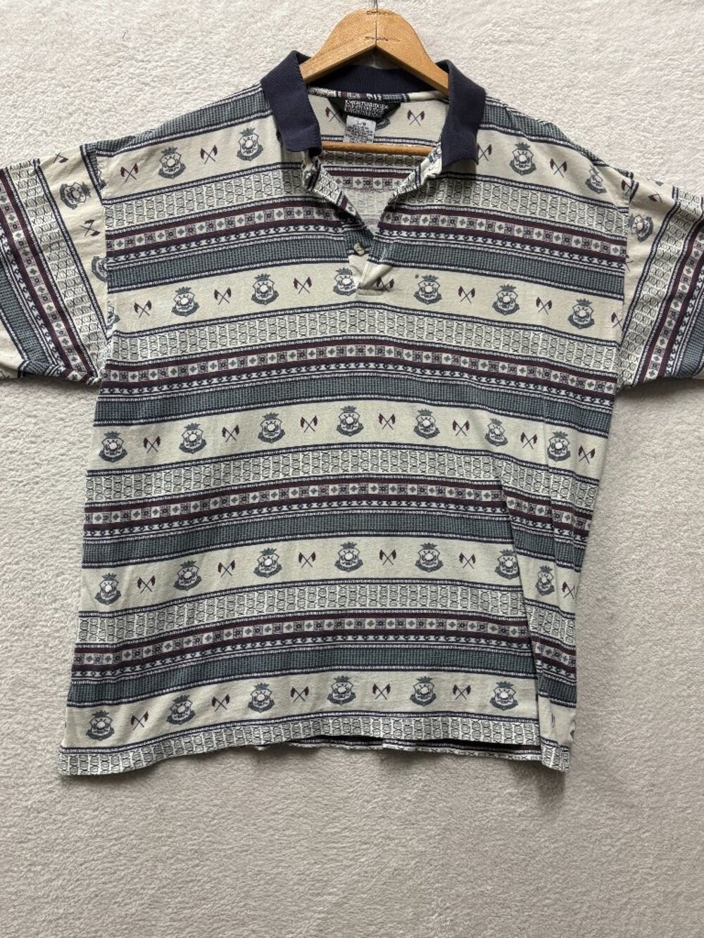 VTG Polo Knightsbridge Mens L golf Grandpacore Preppy Retro Country Club, Short